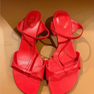 H&M Bold Red Sandals